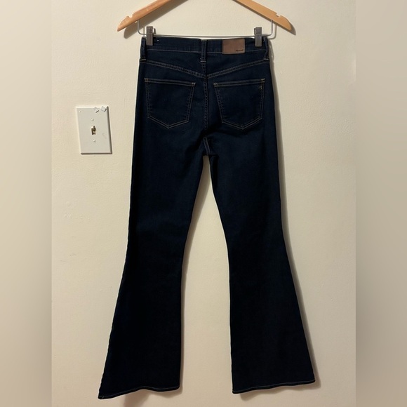 Madewell Dark Indigo Flare Jeans - Picture 4 of 14